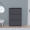 Schuhschrank Aurskog 110x73,5x24cm Anthrazit [en. casa] Bild 4