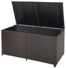 COSTWAY Auflagenbox 662L, wasserdicht, Rattan, mit Rollen, Gartenbox groß Bild 4