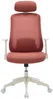Vente-unique - ZYLIRO Office chair Stoff RotWeiß - B 63 cm x H 117 cm110 cm x L 64 cm Bild 2