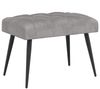 vidaXL Bank mit Knopfheftung Hellgrau 60 x 40 x 45 cm Samt 42038543 Bild 2