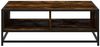 vidaXL Couchtisch Räuchereiche 80x80x30 cm Holzwerkstoff und Metall 848771 Bild 5