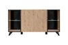 Kommode Liam in Hickory Jackson mit Streifen Aufdruck 160 cm Breit Bild 2