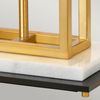 Tischleuchte, Stahl, Messing, H 72 cm Bild 5