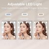 LED Schminktisch mit Spiegel für Make-up, Kosmetiktisch 3 Farben LED-Helligkeit Bild 2
