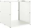 vidaXL Brennholzregal Weiß 40x40x40 cm Kaltgewalzter Stahl 864238 Bild 2