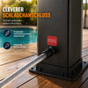 Strattore Solardusche / Gartendusche - Ocean in Schwarz/Silber Bild 5