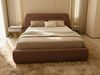Polsterbett Orio - Bettkasten mit Gasdruckfedern - Doppelbett mit Lattenrost, Bett mit Polsterkopfteil, Bettgestell, Schlafzimmer, Bouclé-Stoff (180 x 200 cm, Rosa (Coral 45)) Bild 3