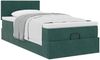 vidaXL Ottoman-Bett mit Matratze Dunkelgrün 90x190 cm Samt 3311744 Bild 5