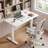 VASAGLE Höhenverstellbarer Schreibtisch, Schreibtisch Elektrisch Höhenverstellbar 80 x 50 cm, Stehschreibtisch mit 4 Memory-Tasten, Computertisch, Bürotisch, Balok Serie Bild 3