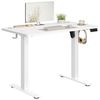 VASAGLE Höhenverstellbarer Schreibtisch, Schreibtisch Elektrisch Höhenverstellbar 80 x 50 cm, Stehschreibtisch mit 4 Memory-Tasten, Computertisch, Bürotisch, Balok Serie Bild 2