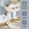 VASAGLE Höhenverstellbarer Schreibtisch, Schreibtisch Elektrisch Höhenverstellbar 80 x 50 cm, Stehschreibtisch mit 4 Memory-Tasten, Computertisch, Bürotisch, Balok Serie Bild 4