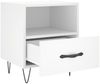 Nachttisch RISO 2er Set Weiß 40x35x47,5 cm | Beistelltisch mit Schublade Nachtschränkchen für Schlafzimmer Bild 5