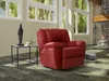 Vente-unique - AROMA Sessel Leder Rot - B 99 cm x H 97 cm x L 102 cm Bild 2