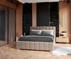 FDM Polsterbett Stauraumbett Bettgestell 90x200, 120x200, 140x200, 160x200, 180x200cm (MADE IN EU - mit hochwertigem Velours Bezug, Bettrahmen, Bett, Optional mit Matratze bestellbar, mit großen gepolsterten Kopfteil, mit Bettkasten zum aufklappen), Me... Bild 2