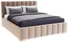 FDM Polsterbett Stauraumbett Bettgestell 90x200, 120x200, 140x200, 160x200, 180x200cm (MADE IN EU - mit hochwertigem Velours Bezug, Bettrahmen, Bett, Optional mit Matratze bestellbar, mit großen gepolsterten Kopfteil, mit Bettkasten zum aufklappen), Me... Bild 4