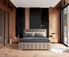 FDM Polsterbett Stauraumbett Bettgestell 90x200, 120x200, 140x200, 160x200, 180x200cm (MADE IN EU - mit hochwertigem Velours Bezug, Bettrahmen, Bett, Optional mit Matratze bestellbar, mit großen gepolsterten Kopfteil, mit Bettkasten zum aufklappen), Me... Bild 5