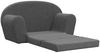vidaXL Kinder-Schlafsofa 2-Sitzer Anthrazit Weicher Plüsch 357000 Bild 4