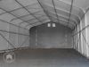 TOOLPORT Standsicheres Lagerzelt 6x6 m Weidezelt PVC Plane 850 N grau 100% Wasserdicht Bild 3