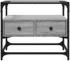 vidaXL TV-Schrank mit Glasplatte Grau Sonoma 60x35x51 cm Holzwerkstoff 846057 Bild 4