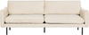 Sofa Set 5-Sitzer VINTERBRO Samtstoff Hellbeige mit Ottomane Bild 4