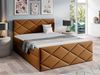 Mirjan24 Boxspringbett Alpiry, Gelb, 180x200 cm, Plüsch Bild 2