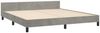 vidaXL Bettgestell ohne Matratze Hellgrau 160x200 cm Samt 347579 Bild 4