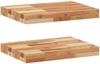 vidaXL Schweberegale 2 Stk. 60x30x4 cm Massivholz Akazie Ölbehandelt 3279608 Bild 2