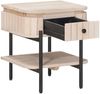 vidaXL Handgefertigter Nachttisch Weiß 40 x 35 x 45 cm 42020106 Bild 2