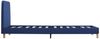 vidaXL Bettgestell Blau Stoff 90x200 cm [280876] Bild 4