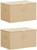 vidaXL Aufbewahrungsbox 2 pcs Creme 55 x 35 x 32 cm Vliesstoff 42024606 Bild 2