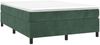 vidaXL Boxspringbett, Samt dunkelgrün, 140x200 cm Bild 3
