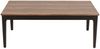 Couchtisch HWC-M55, Beistelltisch Sofatisch Massiv-Holz HDF Laminat Melamin 46x120x70cm Sheesham Holz-Optik dunkle Beine Bild 5