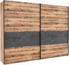 Schlafzimmer-Set >ALICANTE< (2-teilig) Alpine / Beton, Schrank 270x210x60, Bett 305,6x99,5x213,4 Bild 4