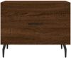 vidaXL Couchtisch Braun Eichen-Optik 50x50x40 cm Holzwerkstoff 829442 Bild 5