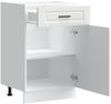 vidaXL Küchenunterschrank Porto Weiß Holzwerkstoff 853957 Bild 5