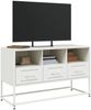 vidaXL TV-Schrank Weiß 100,5x39x60,5 cm Stahl 846547 Bild 4