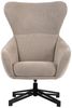 bene living Ohrensessel Marconia - drehbar - beige (1-St), durchgehende Arm- und Rückenlehne - stabiles Metall-Gestell Bild 5