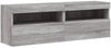 vidaXL TV-Wandschränke mit LED-Leuchten 2 Stk. Grau Sonoma 60x30x40 cm 837194 Bild 3