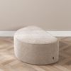 Bronx71 Hocker Mio halbrund Ribstoff taupe Bild 3