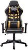 vidaXL Gaming-Stuhl Schwarz und Golden Kunstleder [20504] Bild 2