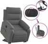 vidaXL Elektrischer Massagesessel mit Aufstehhilfe Dunkelgrau Stoff 3205017 Bild 5