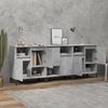 vidaXL Sideboards 3 Stk. Betongrau 60x35x70 cm Holzwerkstoff 3185747 Bild 3