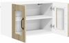vidaXL Wandglas-Schrank PORTO Sonoma-Eiche 60 x 31 x 40 cm 885319 Bild 5
