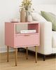 Nachttisch Nachtschrank Rosa Boho Modern 1 Schublade 1 Ablage Bild 3