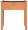 vidaXL Pflanzkübel mit Einsatz Braun 71x37x76 cm Massivholz Tanne 364231 Bild 4
