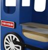 Lokomotive Kinderbett mit Matratze 90x190 Blau Bild 3