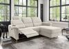 Ecksofa >Ludwigshafen< Motor-funktion, Kopfstütze, Stauraum, beige - 231x113x165 (BxHxT) Bild 2