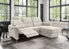 Ecksofa >Ludwigshafen< Motor-funktion, Kopfstütze, Stauraum, beige - 231x113x165 (BxHxT) Bild 2
