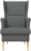 vidaXL Sessel Dunkelgrau Stoff 42029856 Bild 2