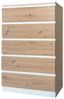 HTI-Living Kommode Kommode mit 5 grifflosen Schubladen (Stück, 1 St, 1 Kommode), Sideboard Bild 2